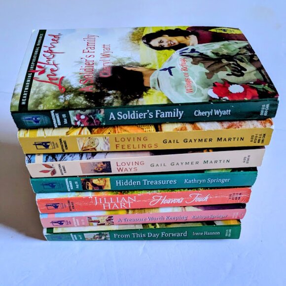 Inspirational Romance Set of 7 Small Paperback Steeple Hill VTG Love Inspired - Picture 2 of 9